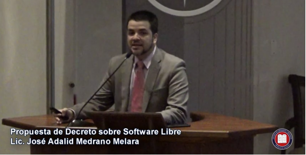 [VIDEO] Propuesta de decreto sobre Software Libre en Costa Rica